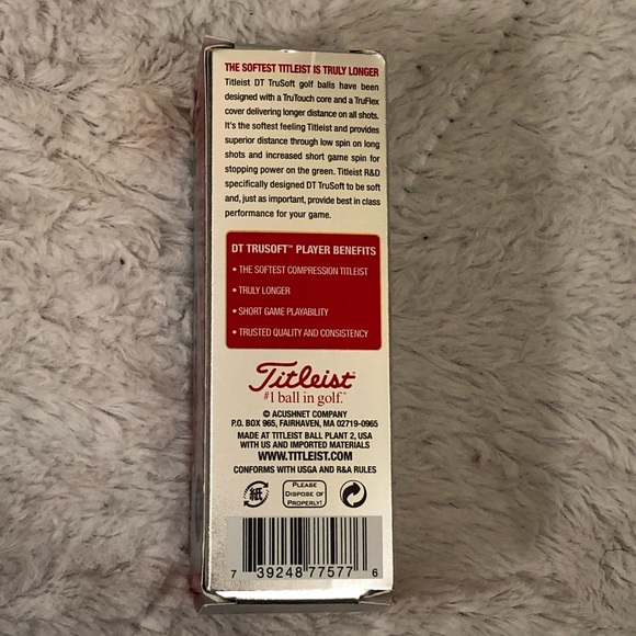 Titleist DT Trusoft Nevada Army National Guard Golf Balls 1 Sleeve 3 Ball Pack - Picture 4 of 5